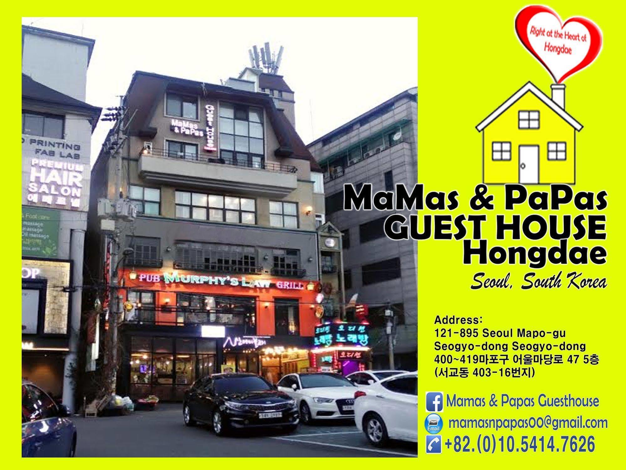 Mamas And Papas Hotel Seoul Bagian luar foto
